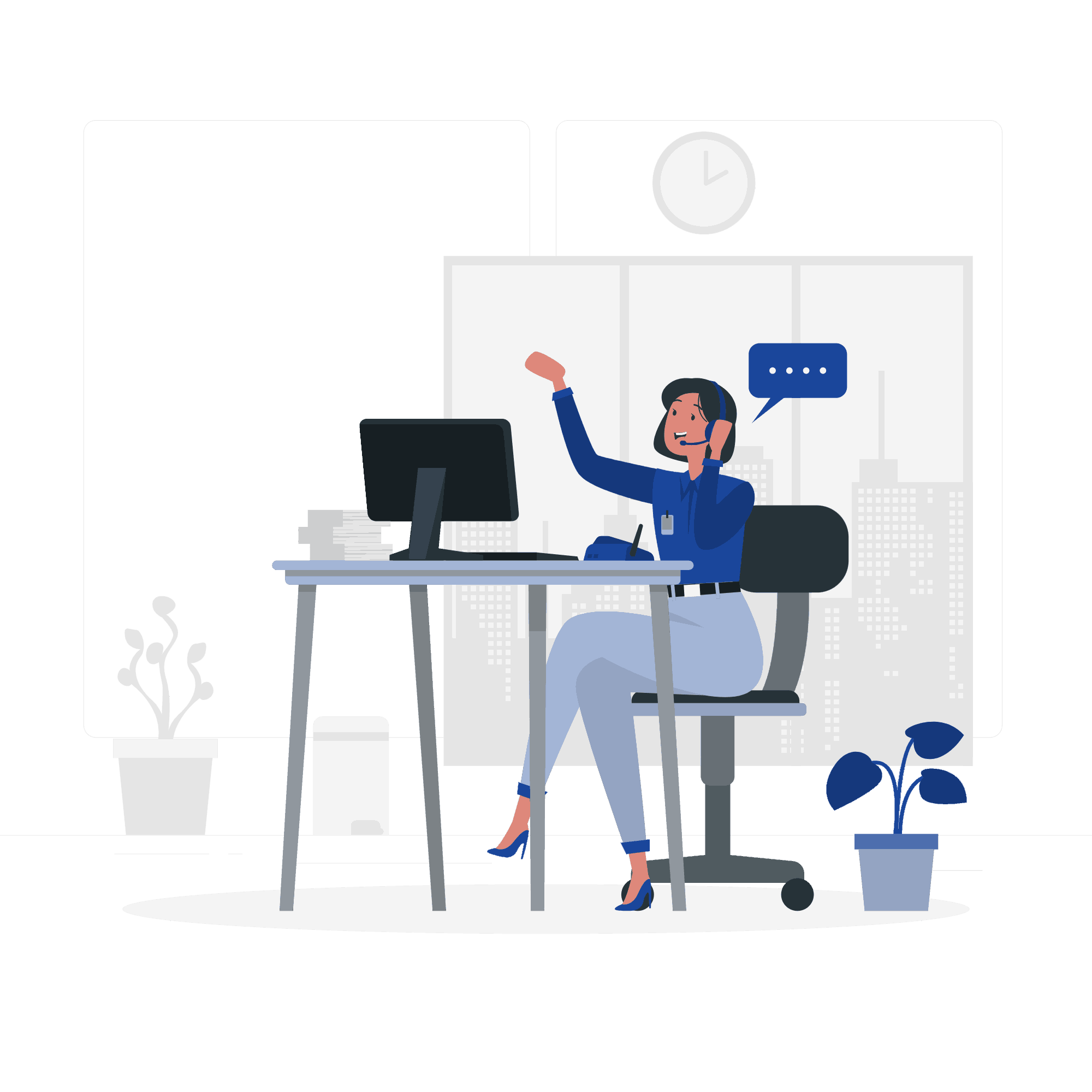 Contact Ilustracija Single Page